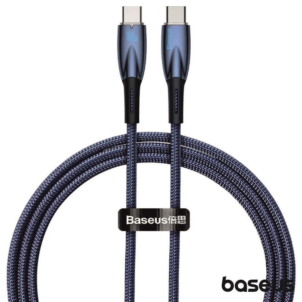 Cabo USB-C Macho P/ USB-C Macho 100W 1m Glimmer BASEUS